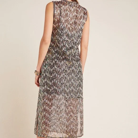 Anthropologie Corey Lynn Calter Sequined Dress - Picture 3 of 5